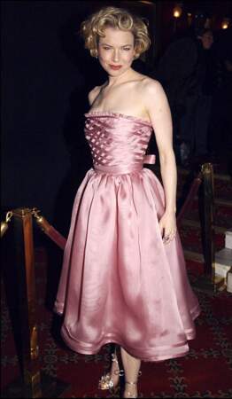 Décembre 2002 : Renée Zellweger à la première du film Chicago à New-York