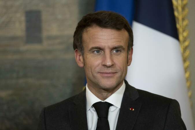 Emmanuel Macron à l'Elysée à Paris le 13 décembre 2022