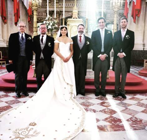 Le prince Joachim et la princesse Yasmine Murat se marient le 22 octobre 2022, à la cathédrale Saint-Louis des Invalides.