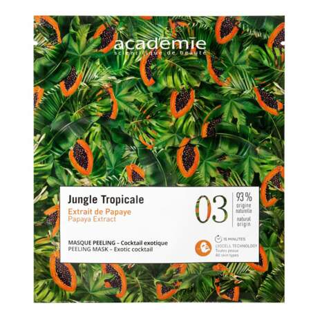 Jungle Tropicale Masque peeling, Académie Scientifique de beauté, 9,90€
