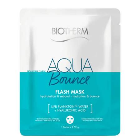 Aqua Bounce Flash Mask, Biotherm, 8,50€
