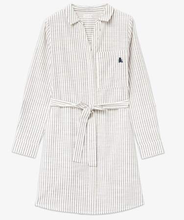 Robe-chemise 100% coton, Gemo x Lulu Castagnette, 29,99€