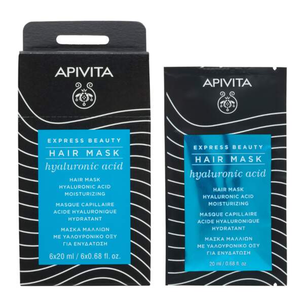 Express beauty Hair Mask Hyaluronic Acid, Apivita, 3,10€ 
