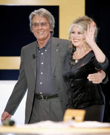 Brigitte Bardot et Alain Delon, une longue amitié