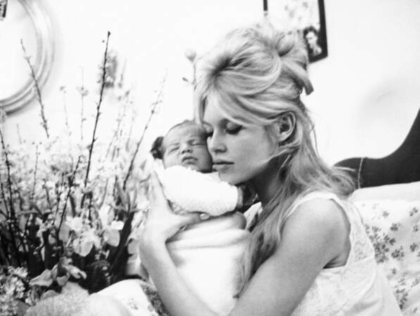 Brigitte Bardot et son fils Nicolas-Jacques Charrier