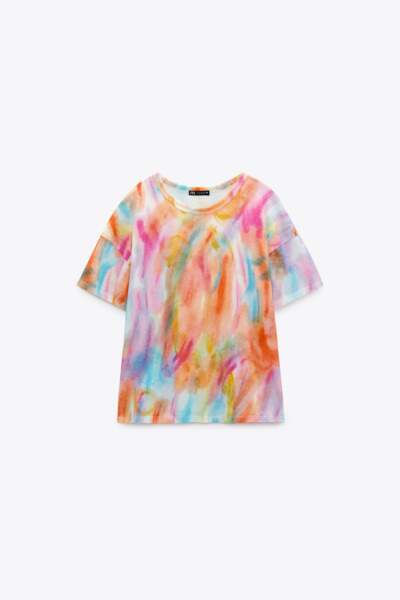 T-shirt imprimé, Zara, 7.95€
