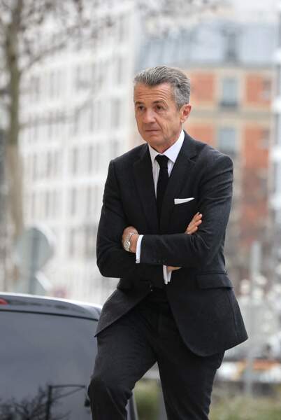 À Neuilly sur Seine, ce 9 mars 2023, François Sarkozy était présent aux obsèques de son père, Päl Sarkozy de Nagy Bocsa.