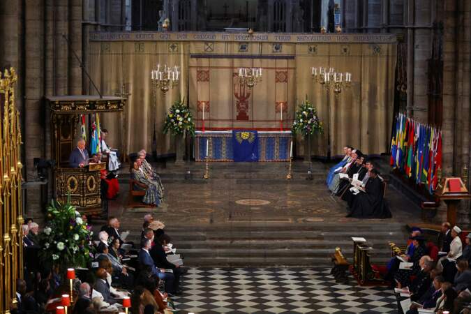 Ce service annuel du Commonwealth Day organisé à l'Abbaye de Westminster, ce lundi 13 mars 2023, est la première grande cérémonie officielle depuis le décès de la reine Elisabeth II.