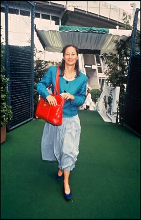 Ségolène à Roland Garros en 1993