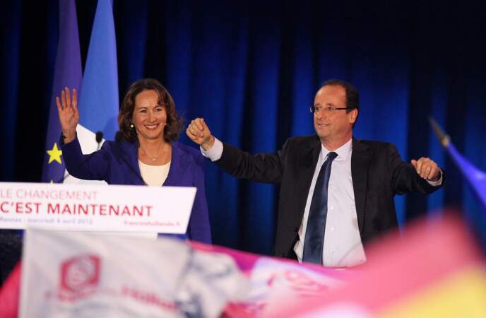 Ségolène Royal et François Hollande en 2012