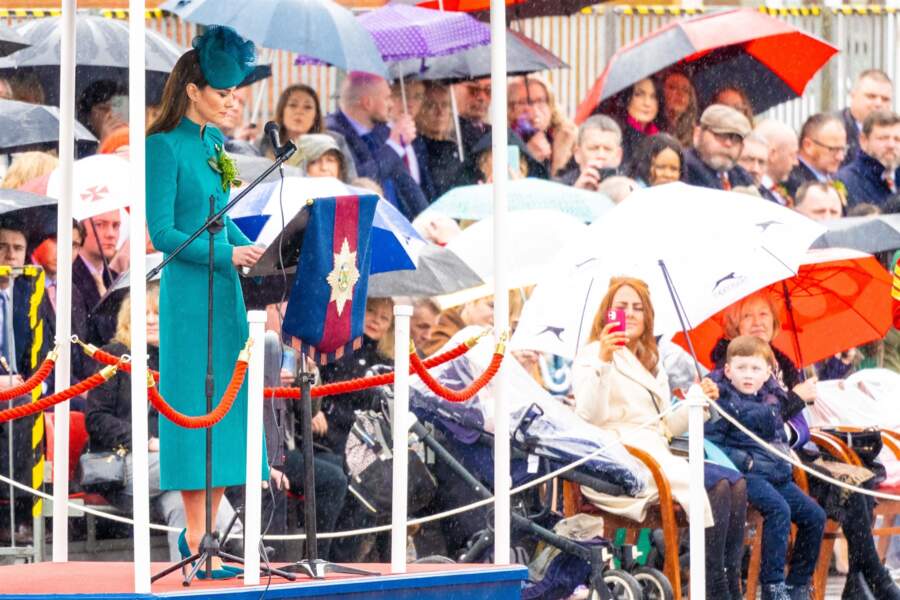 Kate Middleton a pris ses fonctions de colonelle de l’Irish Guards ce vendredi