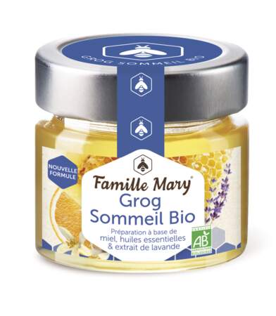 Grog Sommeil Bio, Famille Mary, 9,50€ le pot de 100g dans les boutiques de la marque et sur famillemary.fr