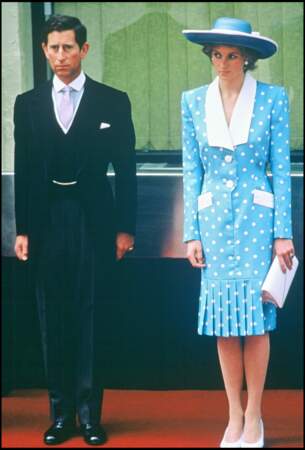 Le prince Charles et la princesse Lady Diana, en visite au Nigeria, en 1989.