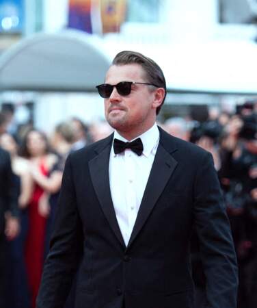 Leonardo DiCaprio et son nœud papillon au Festival de Cannes en 2019