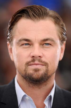 Leonardo DiCaprio et son bouc apparent au Festival de Cannes en 2013 