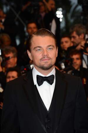 Leonardo DiCaprio et son nœud papillon au Festival de Cannes en 2013