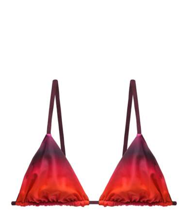 Haut de bikini triangle réversible, La Nouvelle, 65€