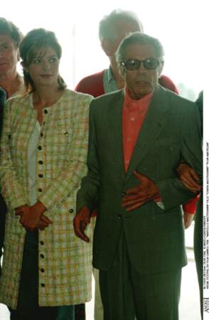 Chiara Mastroianni opte pour le motif vichy au Festival de Cannes 1996