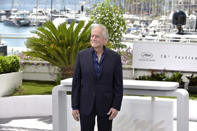 Michael Douglas - Photocall du "Rendez-vous avec Michael Douglas" lors du 76ème Festival de Cannes le 17 mai 2023