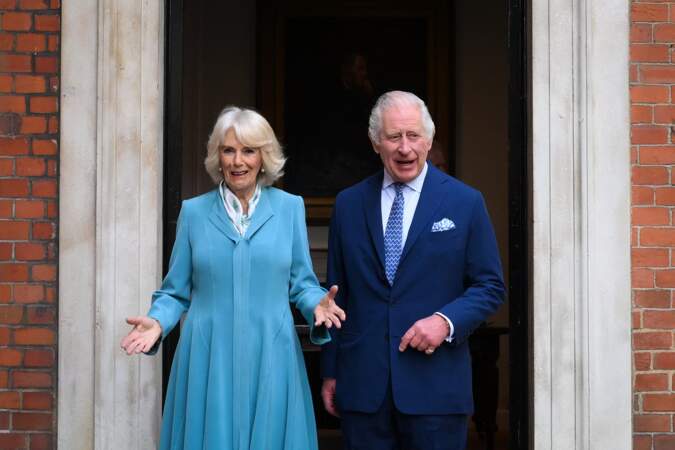 Charles III et la reine Camilla visitaient l'église St Paul, ce mercredi 17 mai 