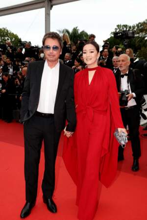 Jean-Michel Jarre et sa compagne Gong Li au 76ème Festival International du Film de Cannes