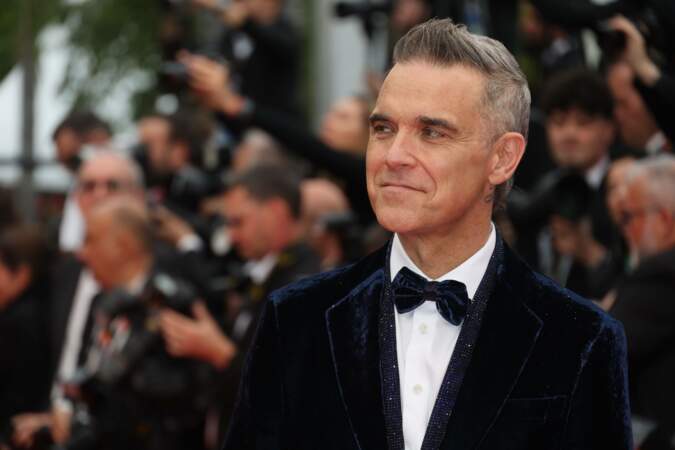 Robbie Williams à la montée des marches de « Killers of the flower moon » de Martin Scorsese au 76e Festival international du film de Cannes le 20 mai 2023