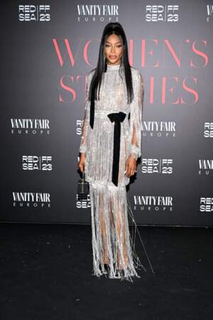 Naomi Campbell à la soirée de gala "Women Stories by Vanity Fair" à l'Eden Roc lors du 76ème Festival de Cannes