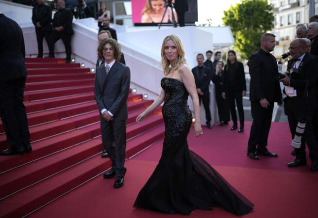 Léa Drucker à la montée des marches du film 'L'été dernier" de Catherine Breillat au 76ème Festival de Cannes, le 25 mai 2023