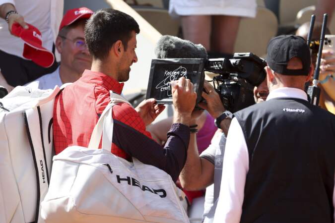 Novak Djokovic lance un message très politique après sa victoire à Roland Garros, le 29 mai 2023