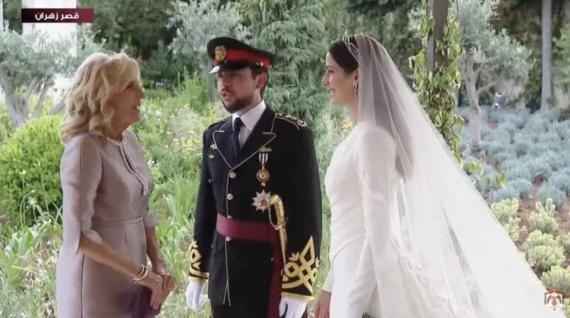 Jill Biden - Mariage du prince Hussein de Jordanie et de Rajwa al Saif, à Amman (Jordanie), le 1er juin 2023.