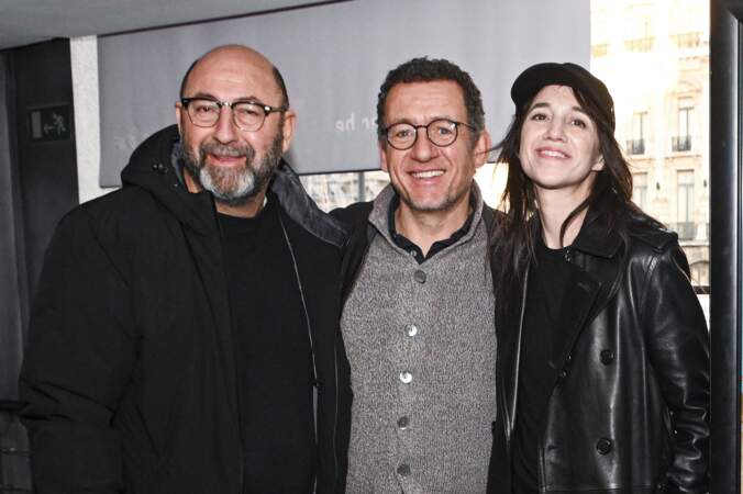 Avec Charlotte Gainsbourg et Kad Merad, Dany Boon forme le trio de promotion de "La Vie pour de vrai"
