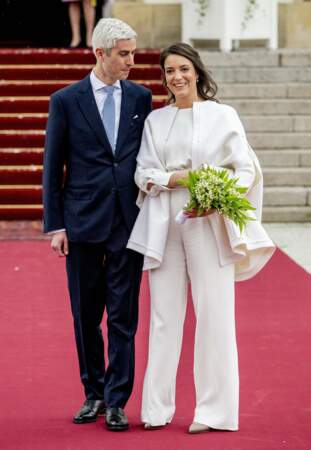 Mariage civil de la princesse Alexandra de Luxembourg et Nicolas Bagory, le 22 avril 2023