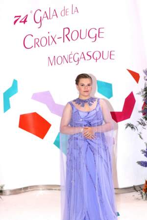 Camille Gottlieb lors du 74ème Gala de la Croix-Rouge Monégasque, qui se tient dans la mythique Salle des Etoiles du Sporting Monte-Carlo à Monaco