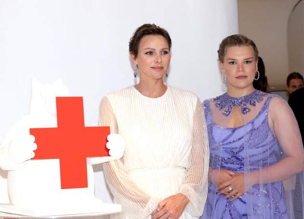 Charlene de Monaco et Camille Gottlieb unies pour la Croix-Rouge Monégasque le 29 juillet 2023