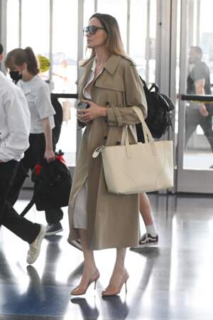 Angelina Jolie à l'aéroport JFK à New York