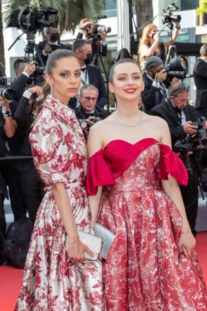 Adèle de Fontenay et Agathe de Fontenay à la montée des marches du film « Tout s’est bien passé » lors du 74ème Festival International du Film de Cannes. Le 7 juillet 2021