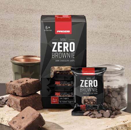 Zero Mini Brownie Pépites de Chocolat Noir, Prozis, 5,99€  (6 minis pièces)
