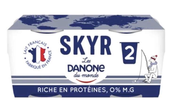 Le Skyr, Danone, 2,45€ (2 pots)