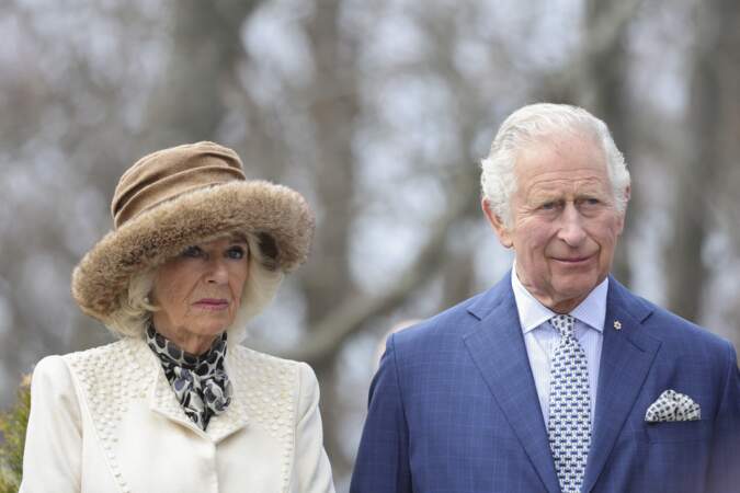 Le prince Charles et Camilla lors de leur visite officielle au Canada le 17 mai 2022