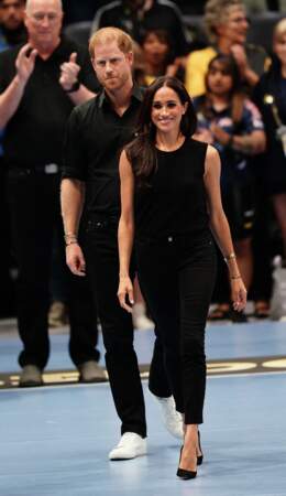 Le prince Harry et Meghan Markle arrivent à la finale de basket des Invictus Games 2023 