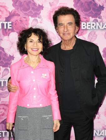 Jack Lang et son épouse Monique à l'avant-première du film "Bernadette" au cinéma "UGC Normandie" à Paris