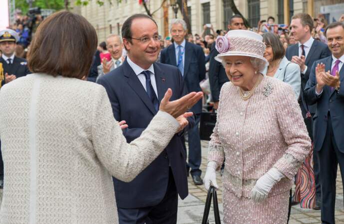 Elizabeth II à Paris en juin 2014
