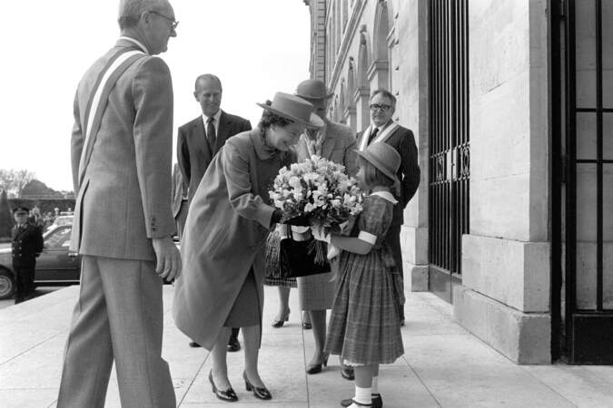 Juin 1984 : Elizabeth II à Caen