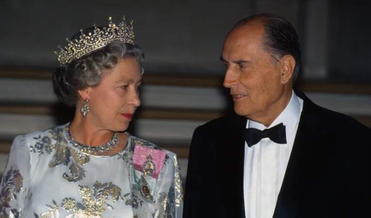 Juin 1992 : Elizabeth II et François Mitterrand à Paris