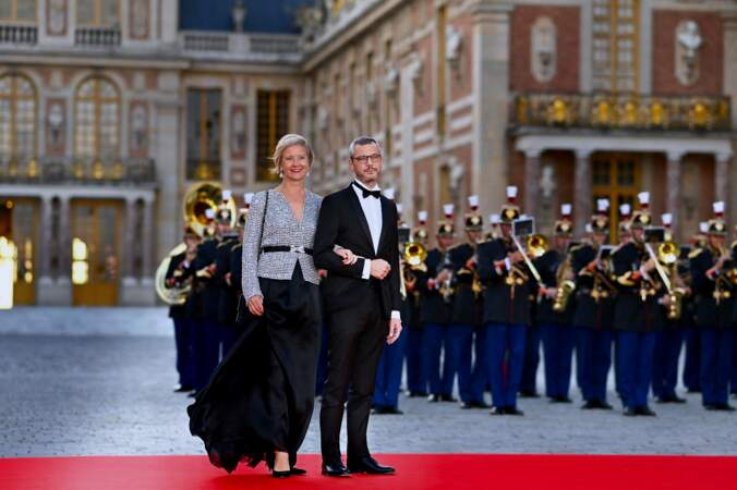 Sylvie Schirm et Alexis Kohler Gérald Darmanin arrivent au dîner d'État organisé à Versailles en l'honneur du roi Charles III et Camilla, ce mercredi 20 septembre 2023 