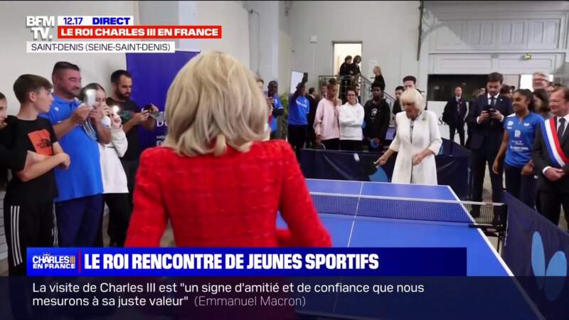 La reine Camilla a ensuite affronté Brigitte Macron, lors de sa venue à Saint-Denis, en Seine-Saint-Denis, ce jeudi 21 septembre 2023