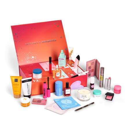 Calendrier de l'Avent - 26 produits Make-up, Soin, Capillaire et Parfum, Sephora Favorites, 149,90€ chez Sephora et sephora.fr