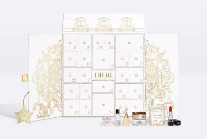 Calendrier de l'avent Dior, 600€ sur dior.com/fr