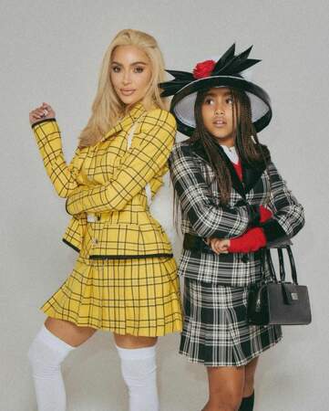 Kim Kardashian et sa fille North en 2023
