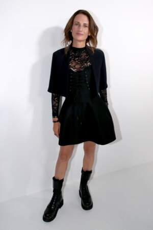 Camille Cottin après le défilé Dior Collection Femme Prêt-à-porter Printemps/Eté 2023 lors de la Fashion Week de Paris